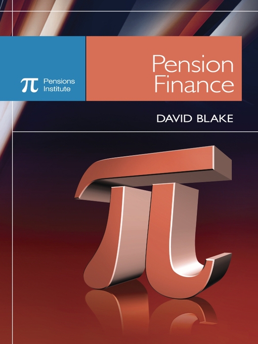 Title details for Pension Finance by David Blake - Available